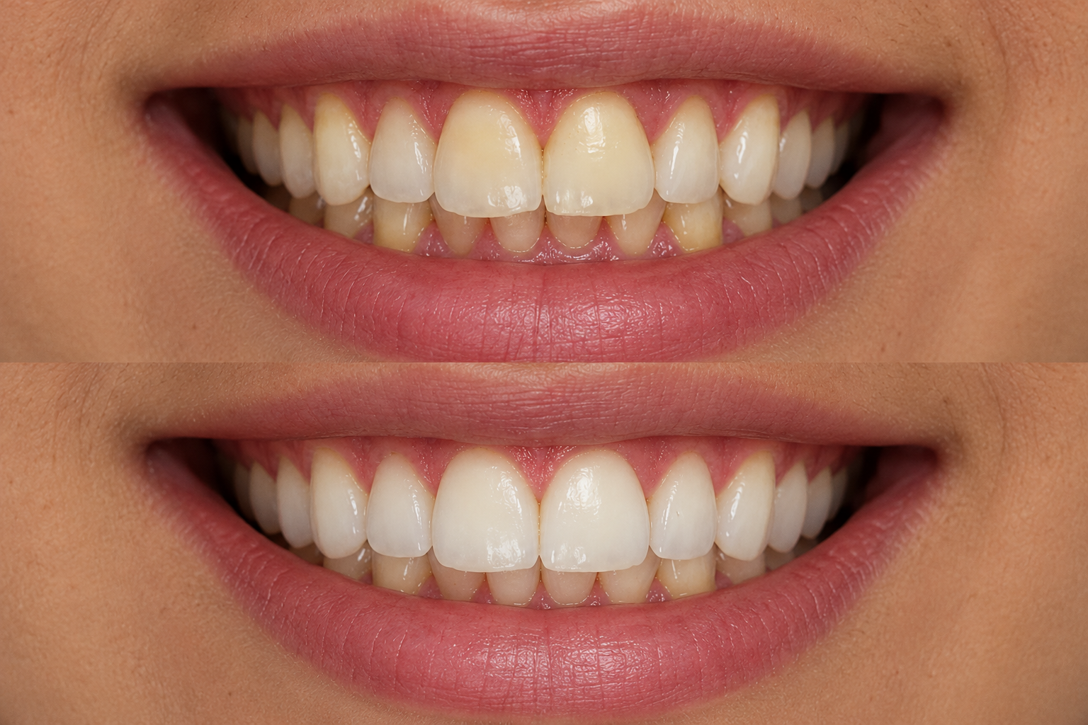 Antes e depois — Reabilitação oral